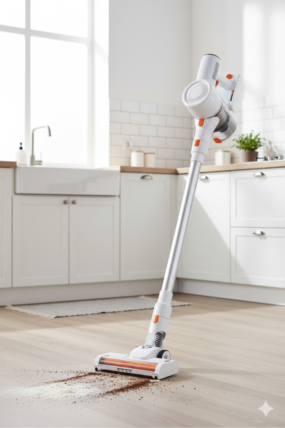 HİKİNG Şarjlı Dikey Süpürge | BLDC Motor, Güç Ayarı, Geniş Hazne, 60 dk Kullanım Süresi