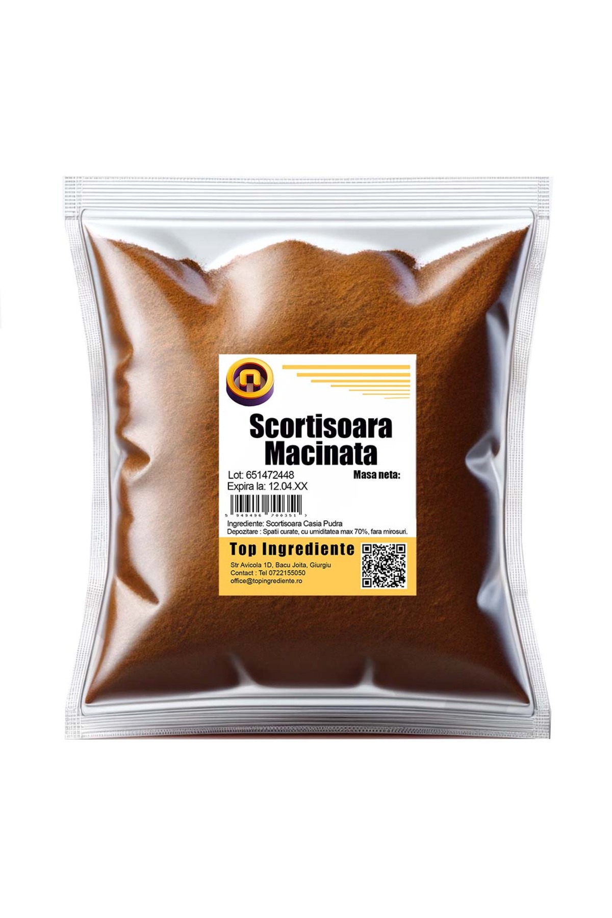 Top Ingrediente Смляна канела - фин прах - 100 г