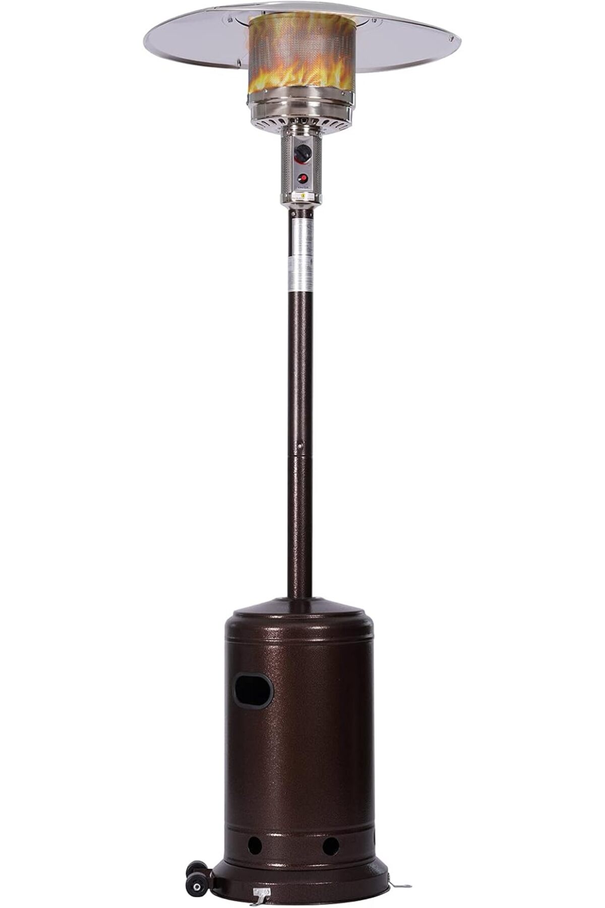 دفاية خارجية غاز للحديقة والمطاعم مظلة ستانلس ستيل 225سم بقوة 13KW مع اشتعال إلكتروني ,DLC-38030