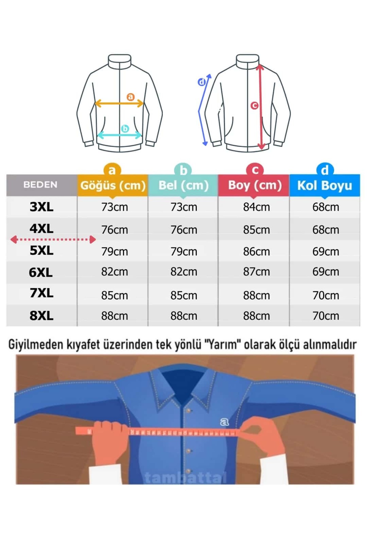 tambattal Büyük Beden Kapüşonlu Softshell Mont (Geniş Rahat Kalıp) görsel 7