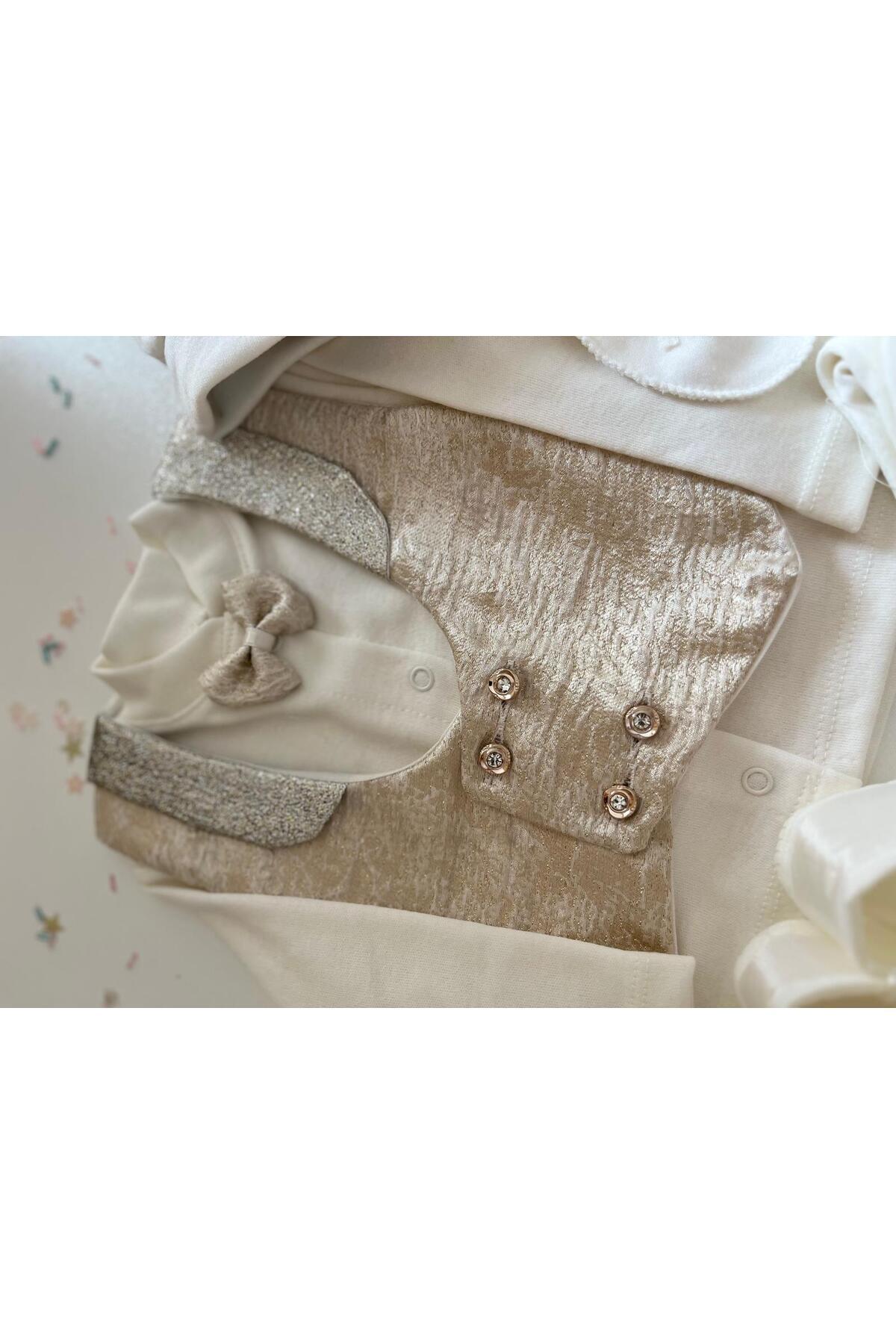 ELAGÜL Erkek Bebek Mevlüt Takımı 5'li fotoğrafı 4 (önizleme)