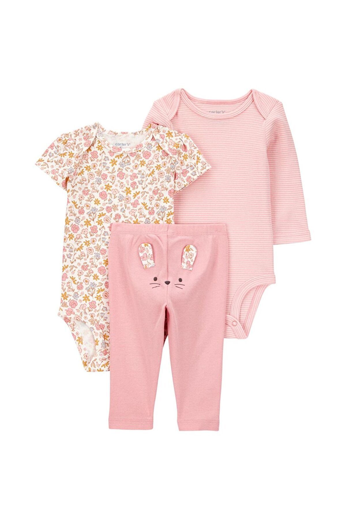 LC Waikiki Kız Bebek Pembe 3Lü