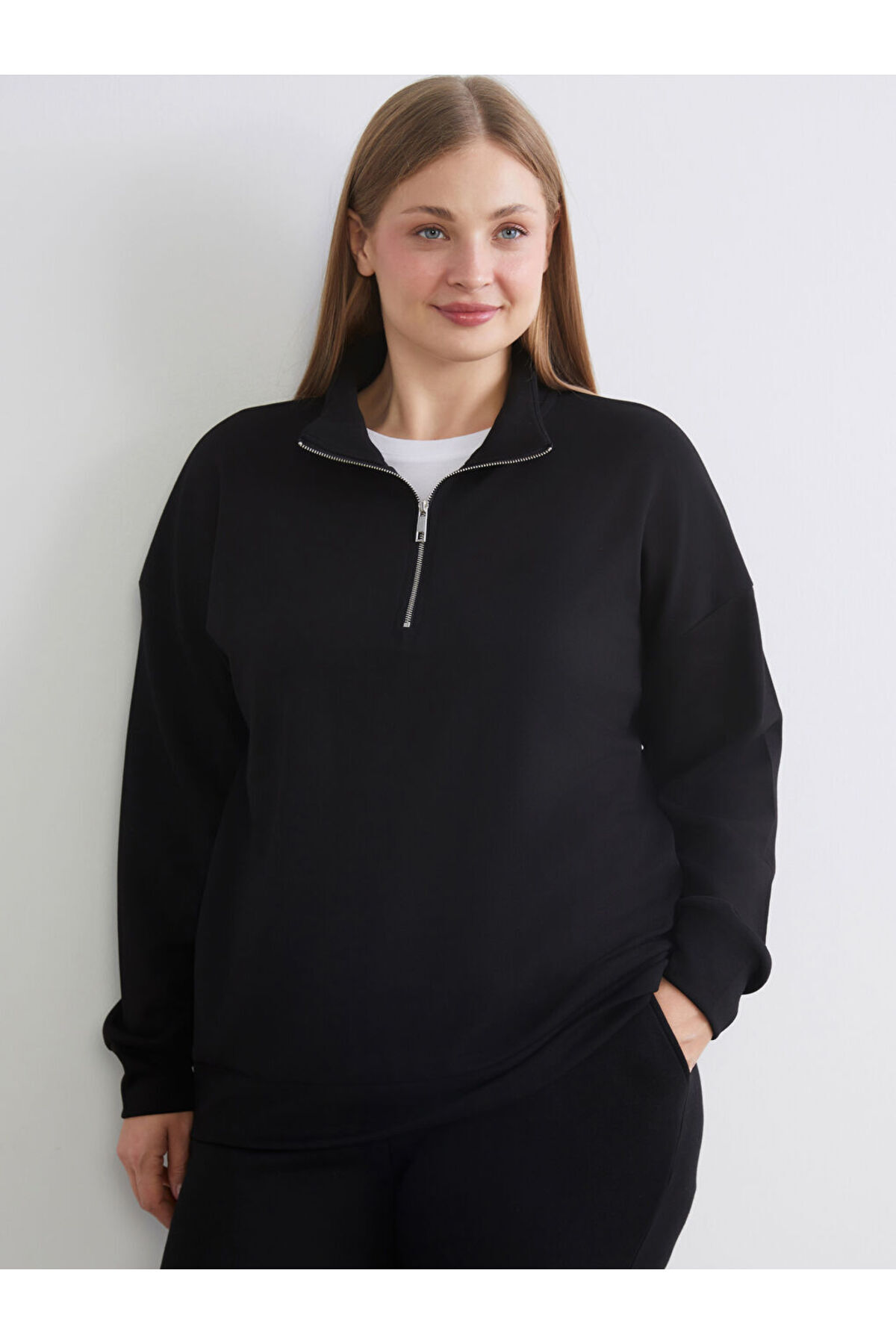 LC Waikiki Dik Yaka Kadın Sweatshirt