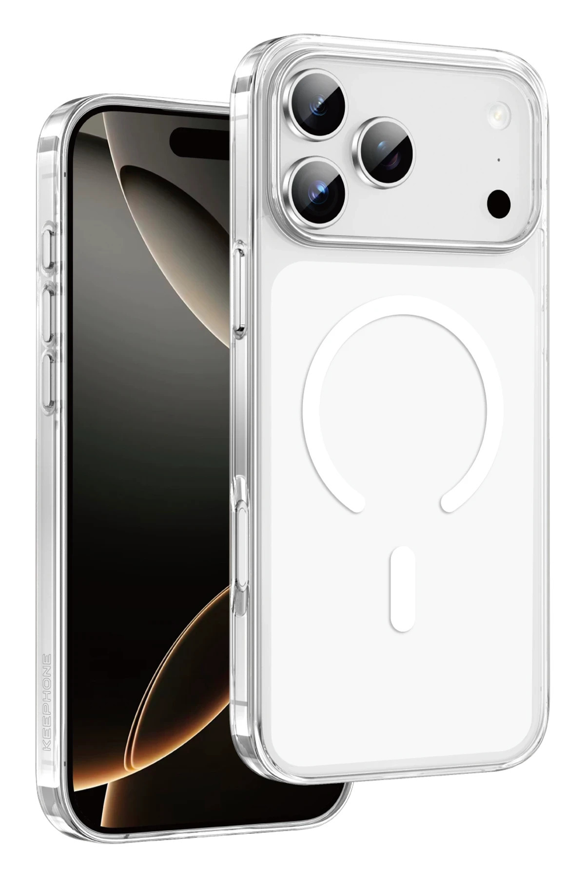 KeepHone Apple iPhone 17 Pro Max Kılıf Ultra Koruyucu Sert Renkli