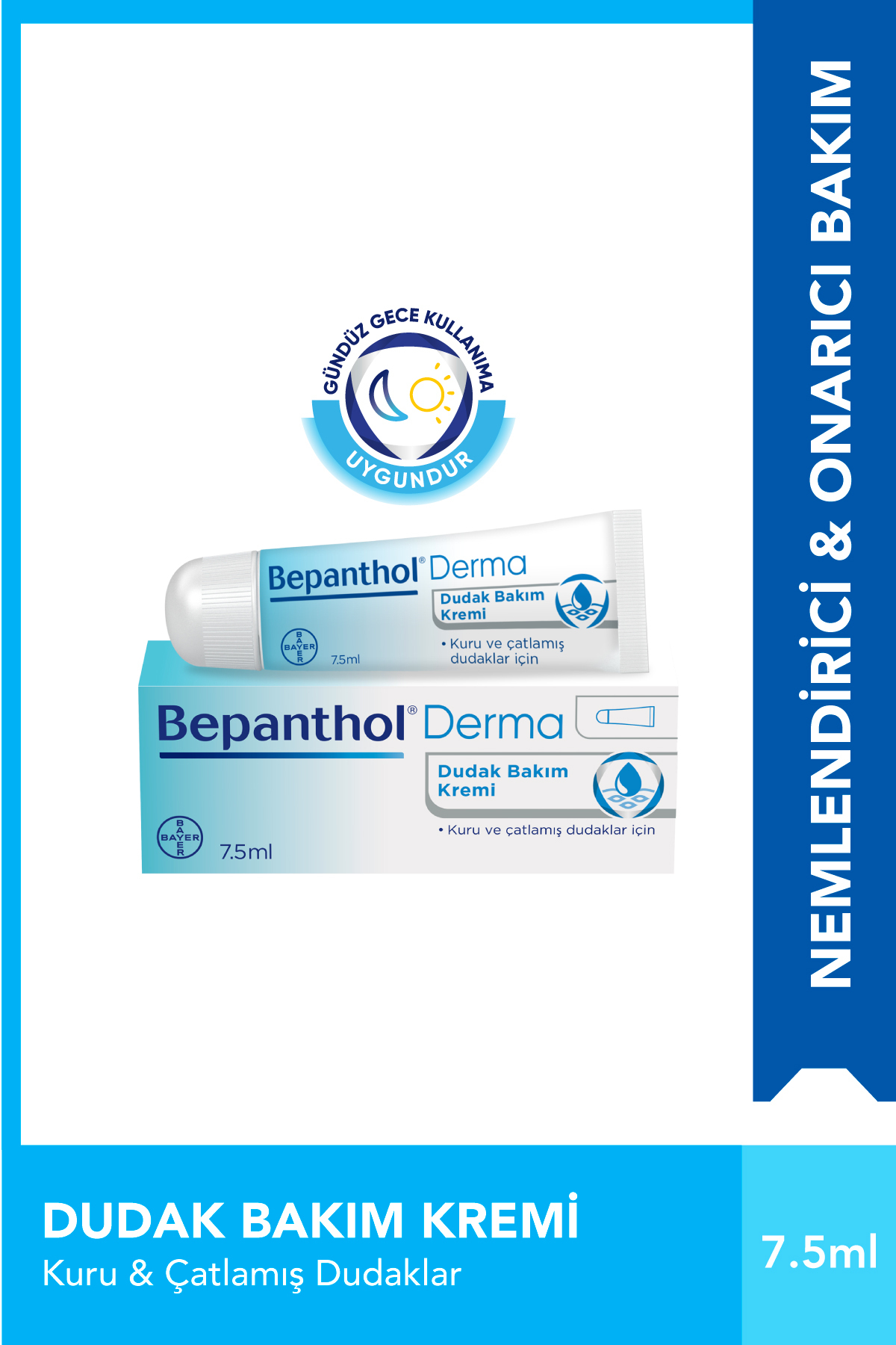 Bepanthol Dudak Bakım Kremi 7.5 ml Kuru ve Çatlamış Dudaklar Yorumları, Fiyatı
