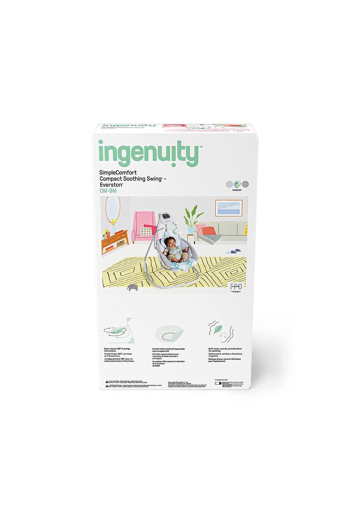 Ingenuity Simple Comfort Everston Dönenceli Salıncak ve Ev Tipi Ana Kucağı fotoğrafı 6 (önizleme)