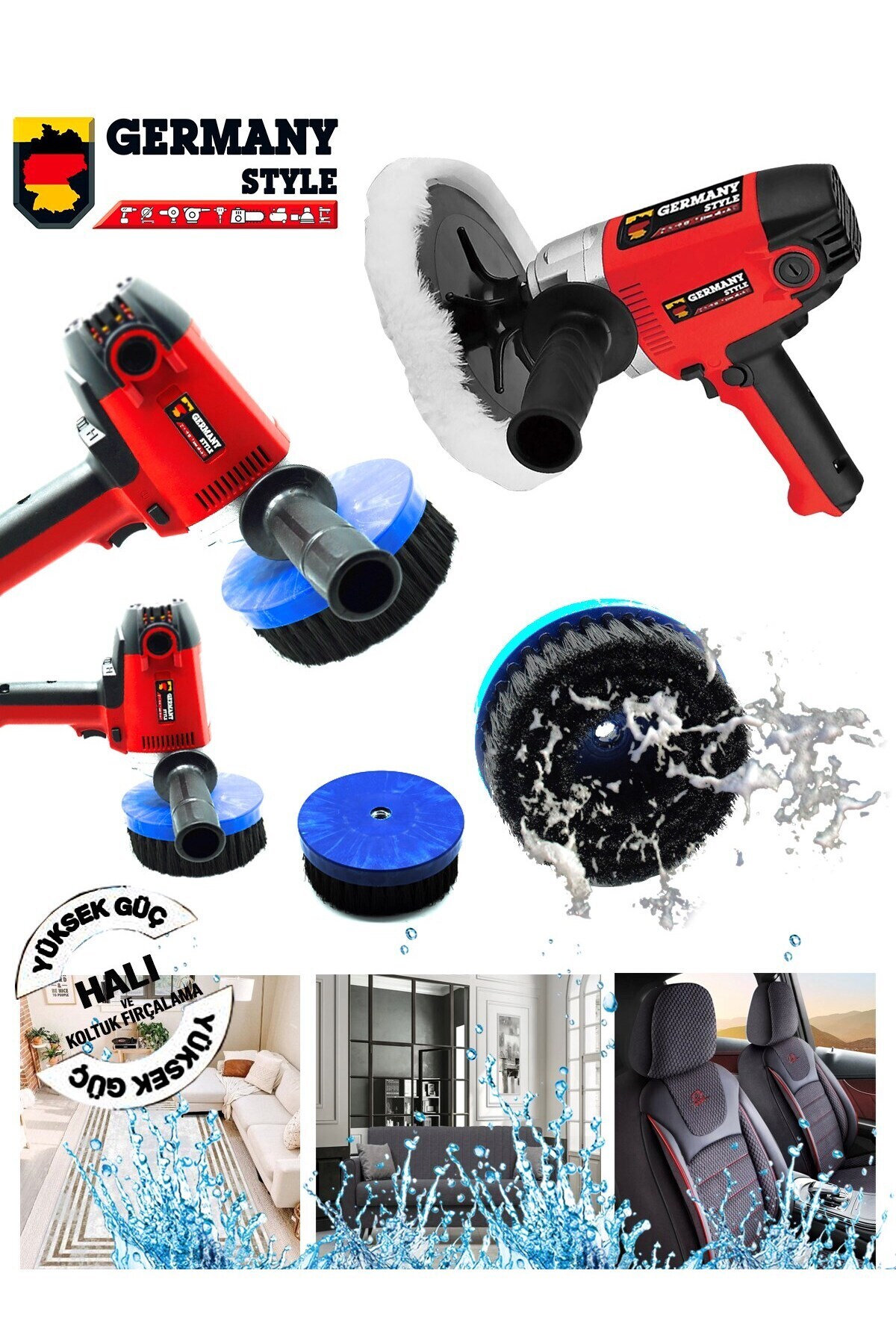 DEKORANLA Yüksek Devirli Halı ve Koltuk Yıkama ile Temizlik Kolaylığı