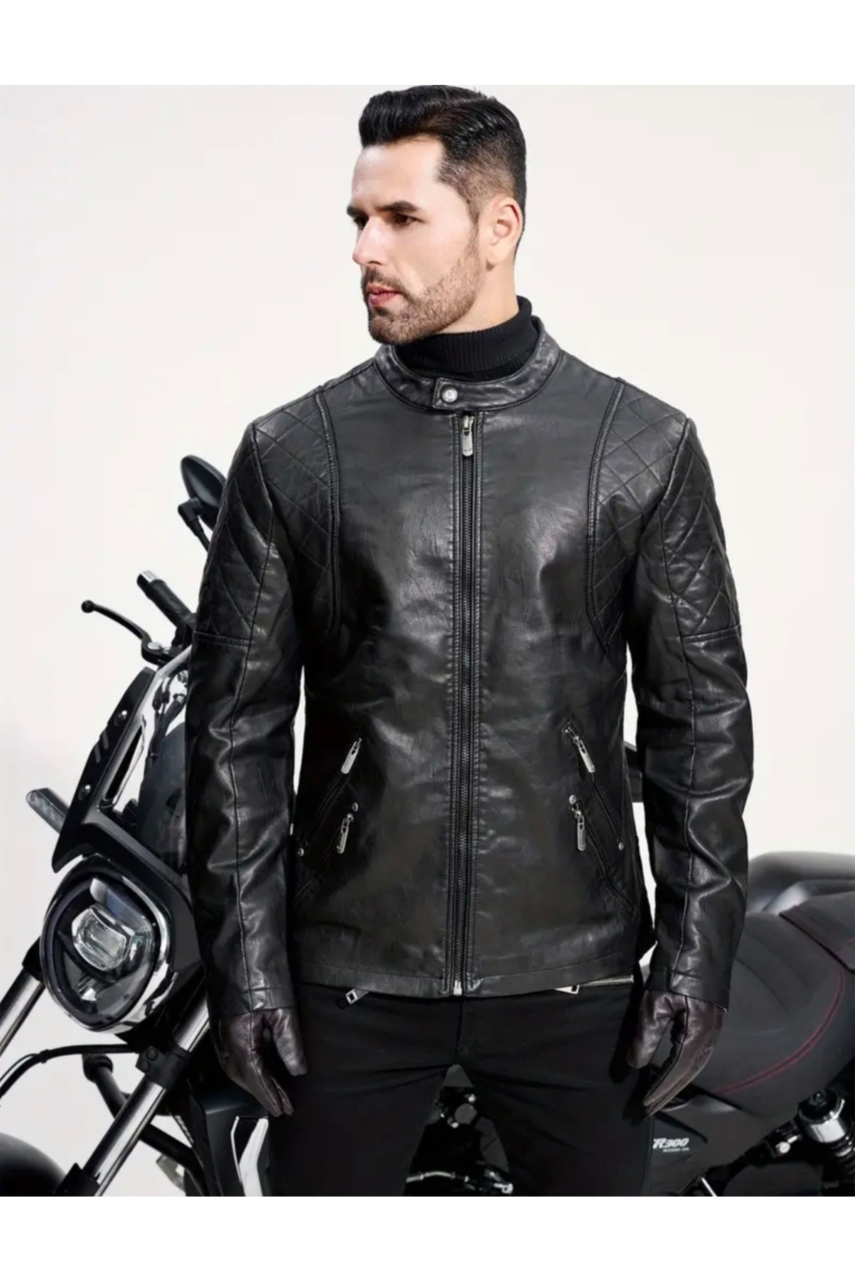 NYC GİYİM TEKSTİL Motorcu Mont İç Kısmı Kürk