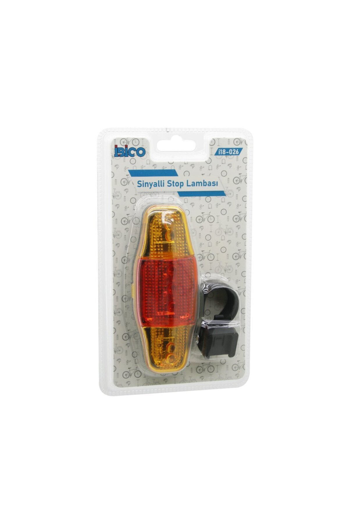 Go İthalat BİSİKLET STOP LAMBASI SİNYALLİ PİLLİ (4989)