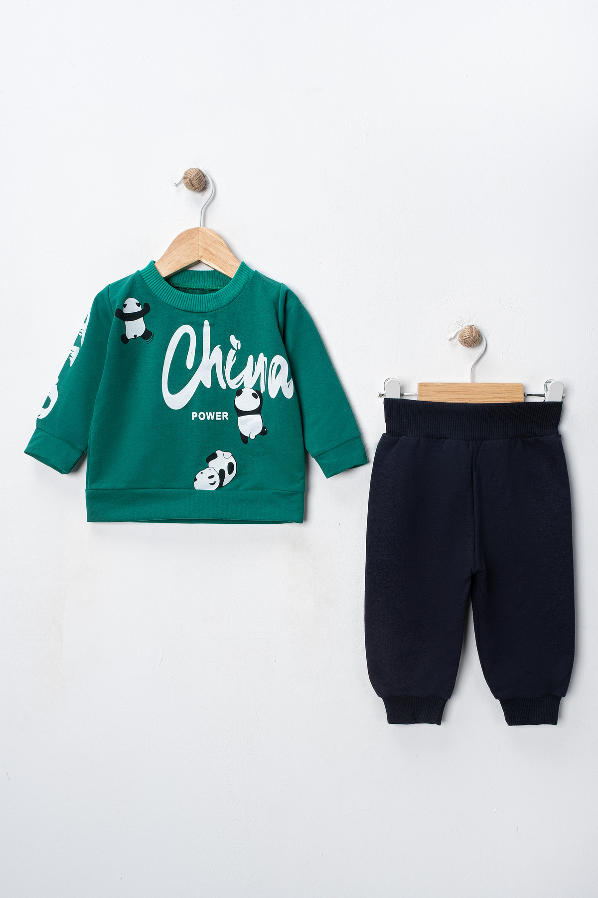 DIMPLE BABY Panda Power 2'li Bebek Takımı fotoğrafı 2 (önizleme)