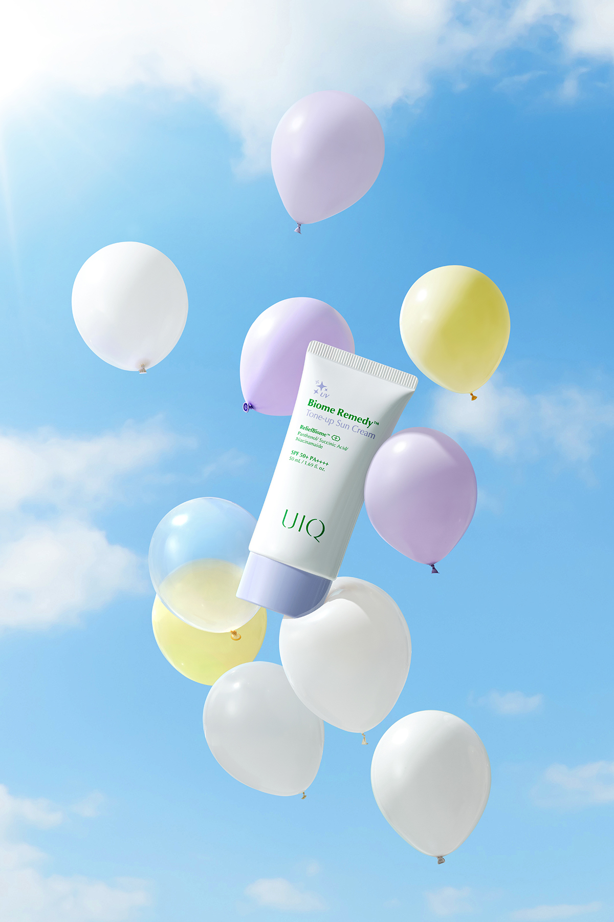 Biome Remedy Tone-up Sun Cream (Purple) 50ml SPF50+ ve PA++++ - Mor Renkli Tone up Güneş Koruyuc — 2503100 — تصویر 2 از 7