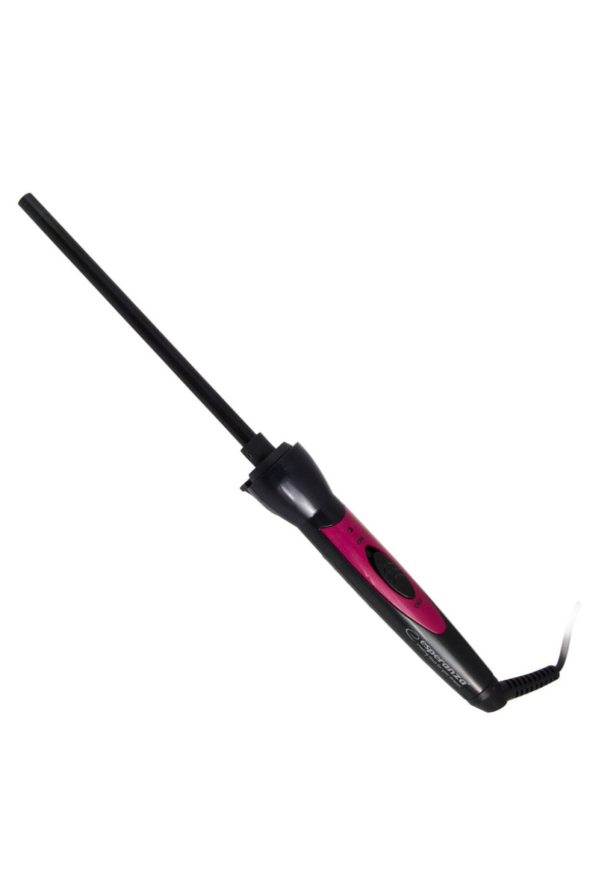 ESPERANZA Laura EBL014 Hair Curler, Afro Curls, 10 mm, Ceramic, Black/Pink