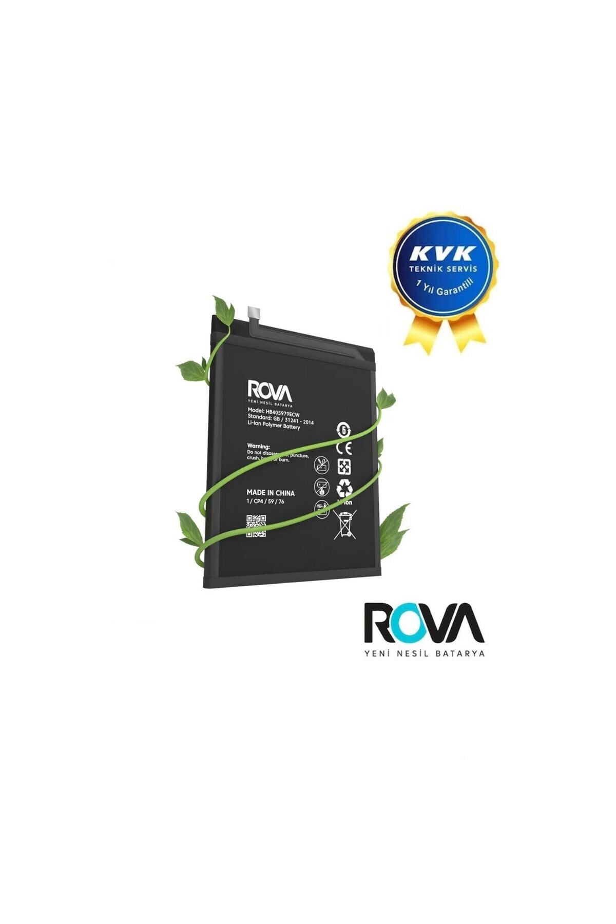 ROVA Vivo Y21 Y21S Y33S Batarya Pil 5000 Mah. B-S1 + 1 Yıl KVK Teknik Servis Garantili