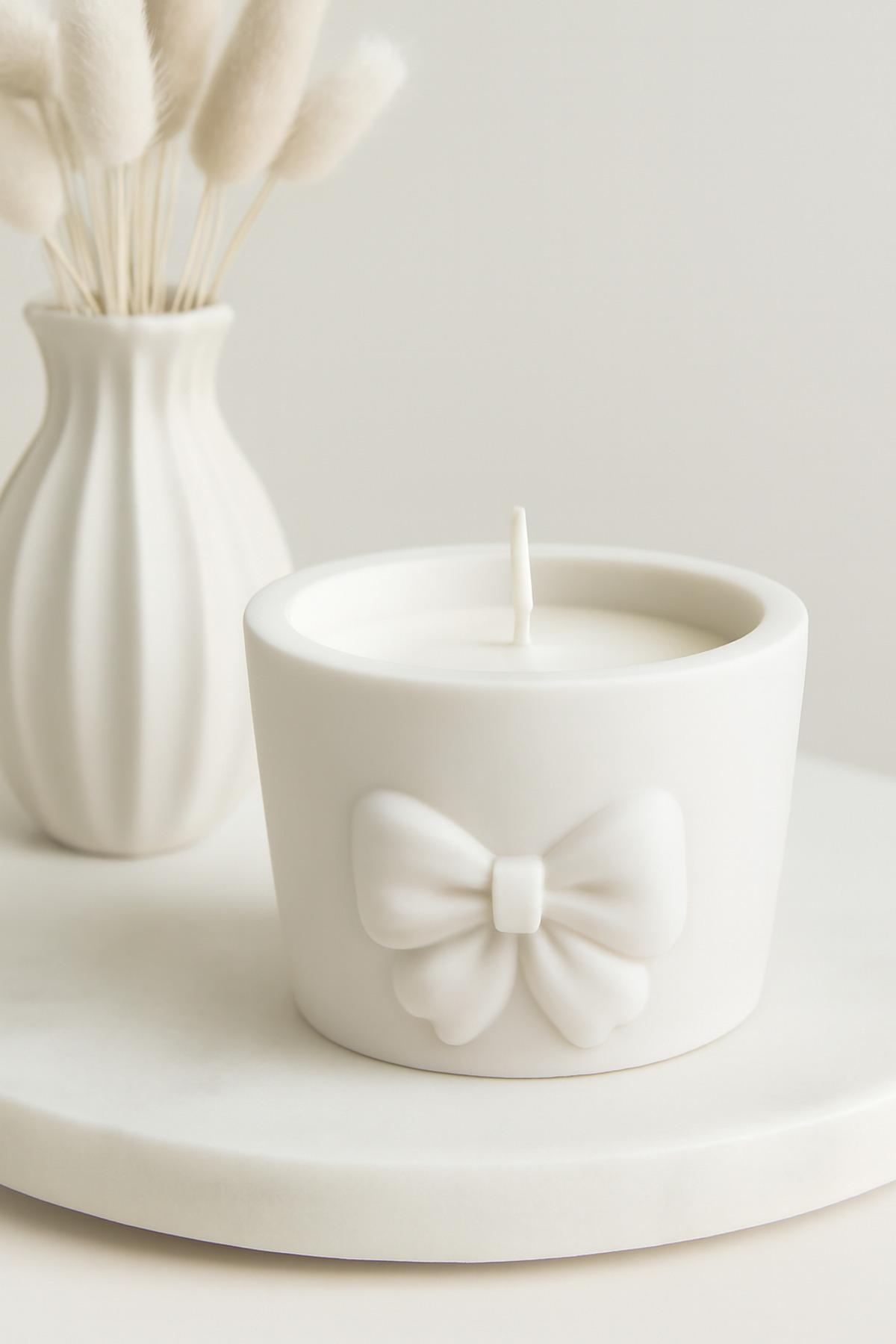 Lumira Candle Lumira Kurdeleli Tek Fitilli Meyve Notaları,Limon,tuz KokuluBetonMum-EvYapımıDekoratif&Hediyelik Mum