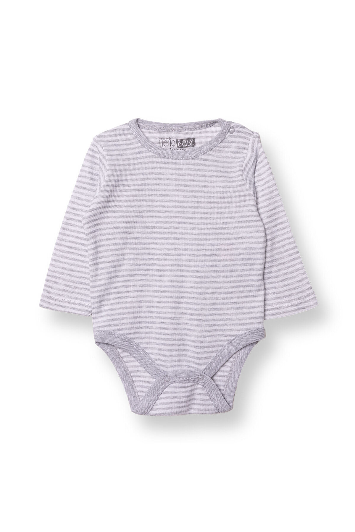 ebebek Hello Baby HelloBaby 2li Uzun Kol Body fotoğrafı 3 (önizleme)