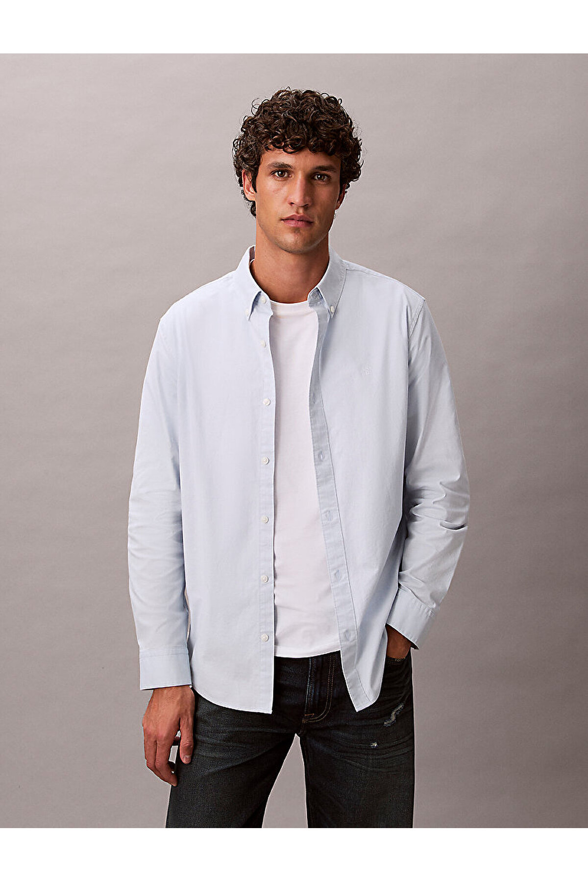 کلوین کلاین پیراهن مردانه آکسفورد ساده