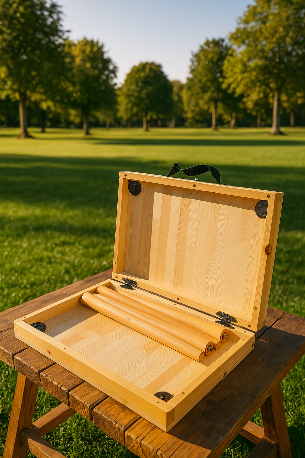 Tuba Design Katlanabilir ahşap kamp masası