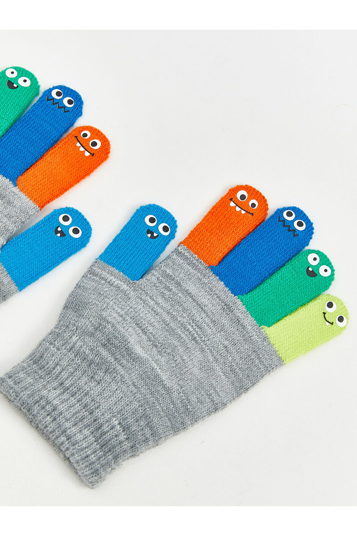 LC Waikiki ÇNR Baskılı Erkek Bebek Eldiven 2'li fotoğrafı 3 (önizleme)