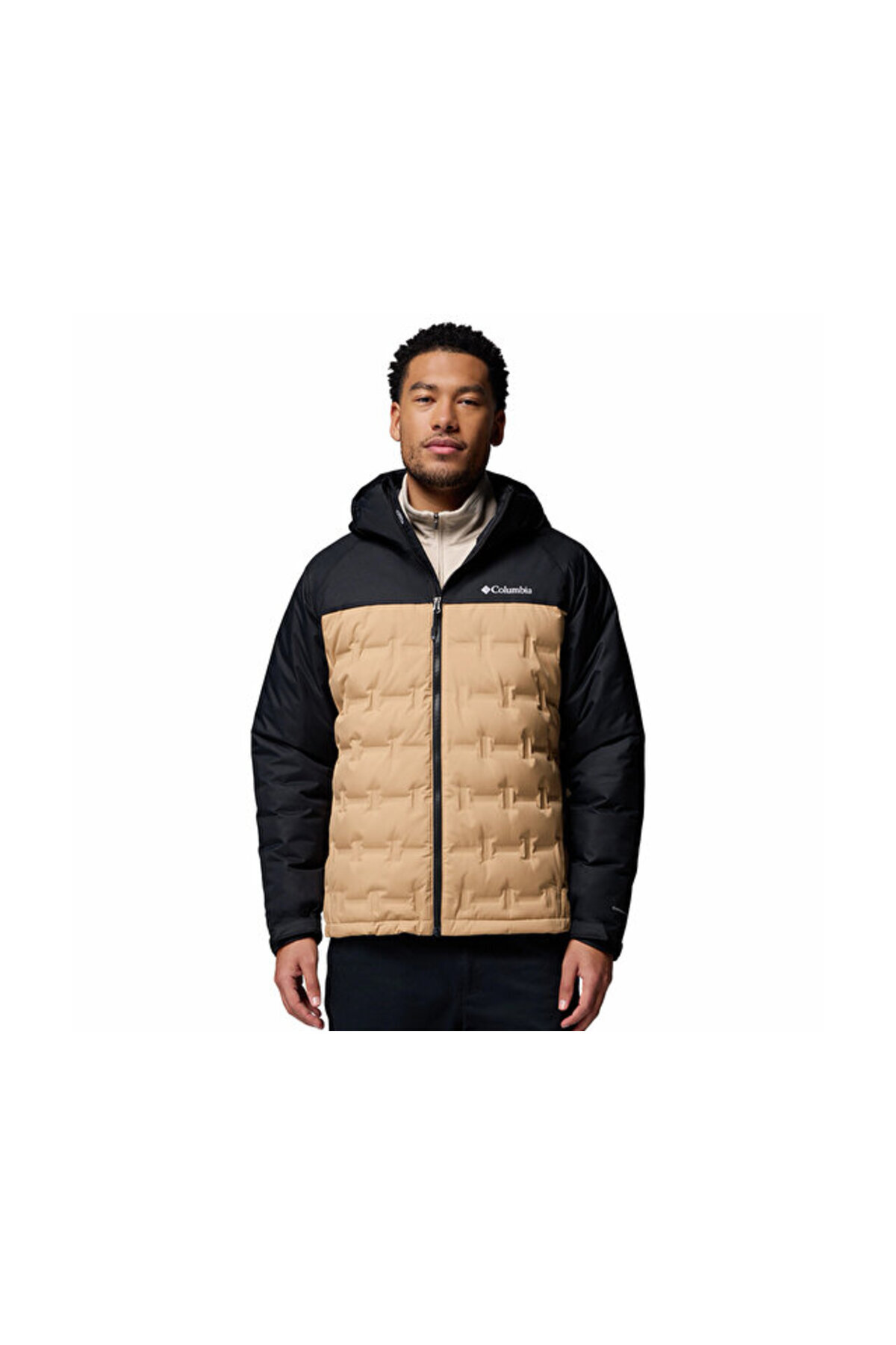 کلمبیا کاپشن مردانه کلاه‌دار Grand Trek™ III مخصوص فضای باز (۶۵۰ پر) قهوه‌ای ۲۰۸۶۱۱۱۲۶۲