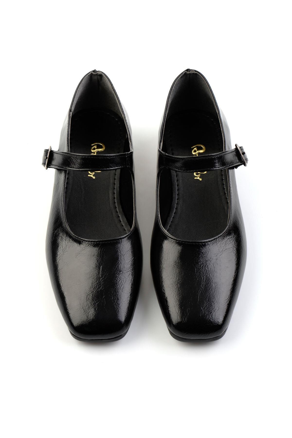 Bambi  Siyah Kadın Babet K01641021742 - Görsel 2