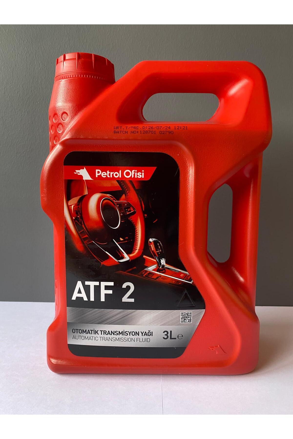 Petrol Ofisi ATF-2 Kırmızı Renk ATF Direksiyon Yağı 3 Litre (07/2024 ...