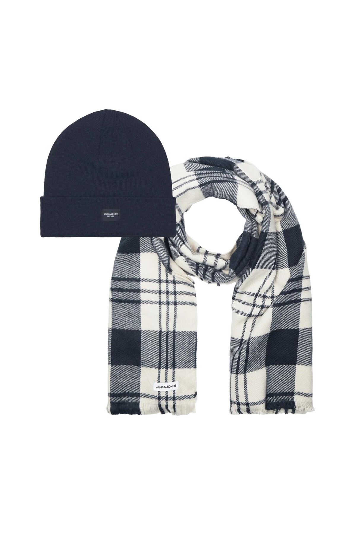جعبه هدیه کلاه و روسری DNA جافراست زنانه راسته | جک اند جونز Jack & Jones J12197780 - تصویر 2