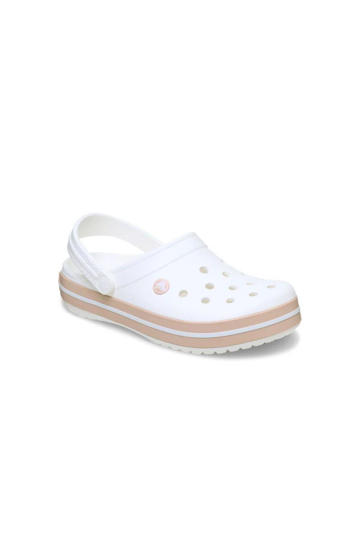 Crocs beyaz crocband terlik