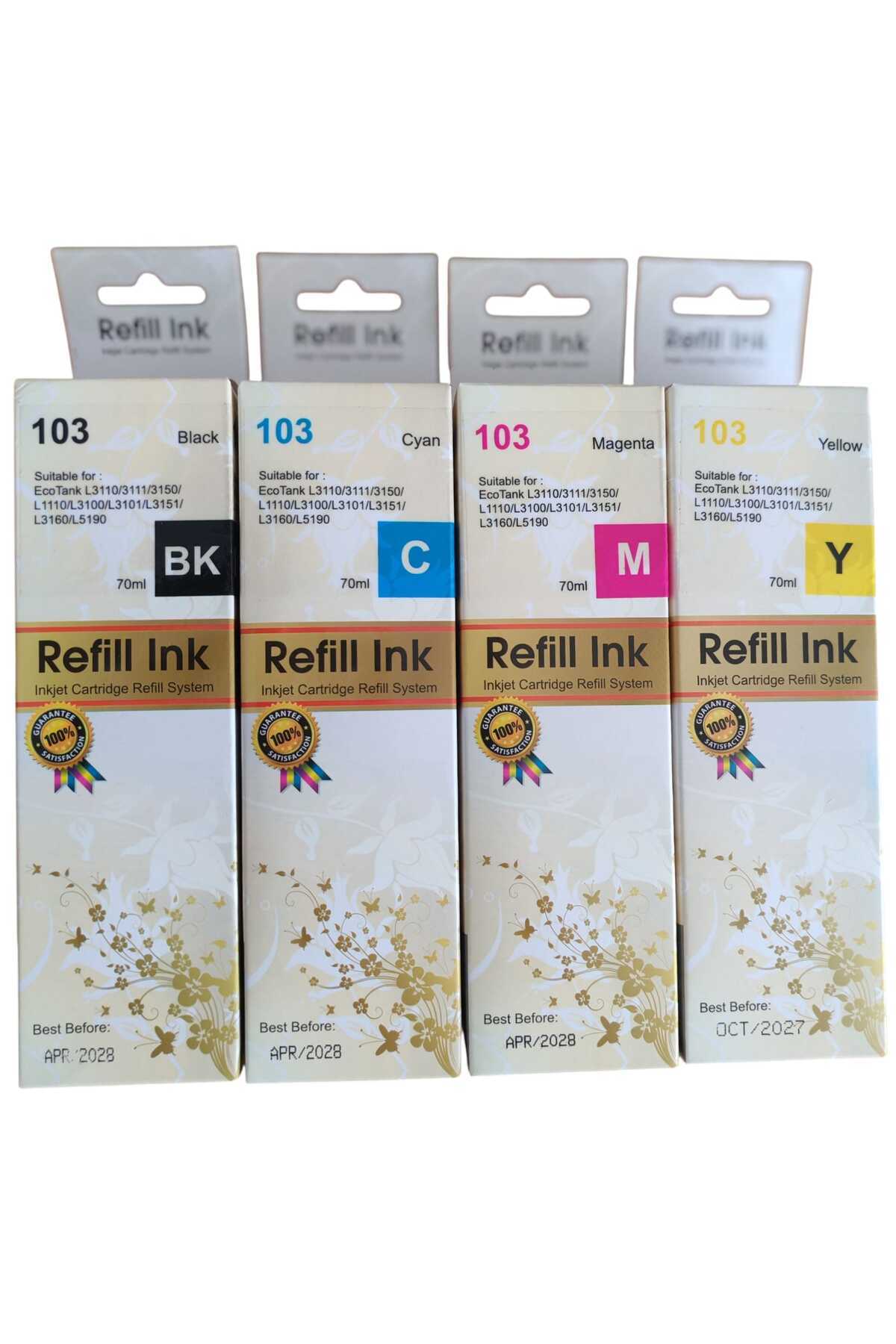 Refill İnk EPSON Eco Tank (T101-103) L3110 / 3111 / 3150/ L1110 / L3100 / L3101 / L3151 / L3160 / L5190