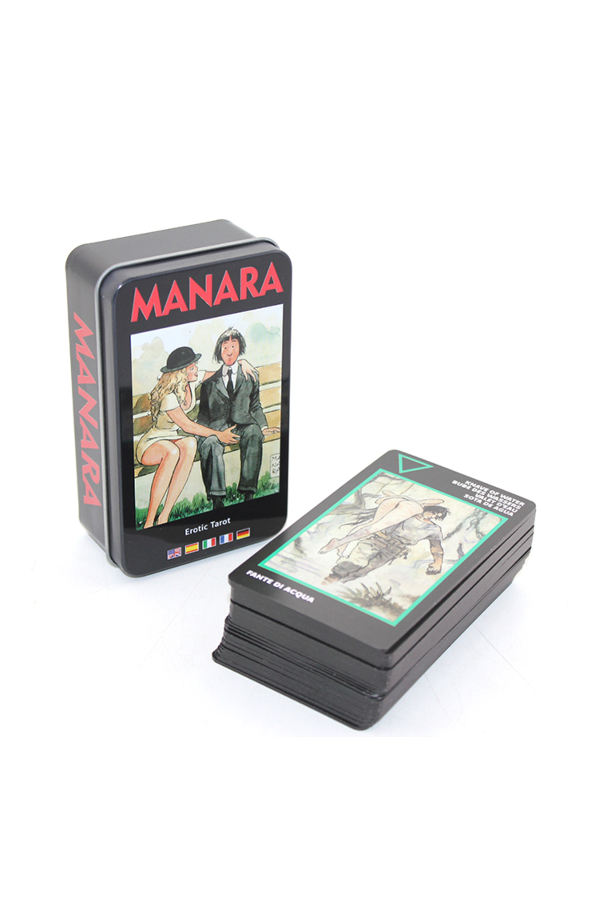 FTA TİCARET Metal Kutulu Tarot Kartı Manara