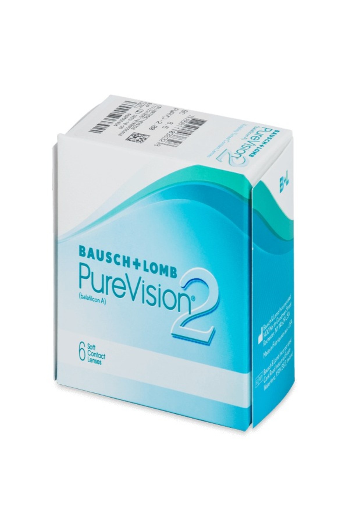 Bauch & Lomb Contact lenses with diopter -3.75, PureVision 2HD, 6 ...