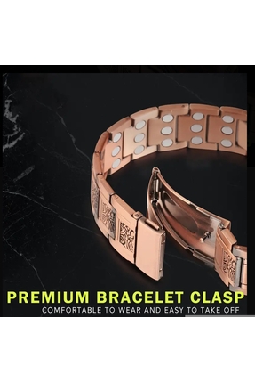 ORGANICYOU DONGUAN Erkekler İçin Sağlam Manyetik Bileklik - 3X Güç, 3500 Gaus...