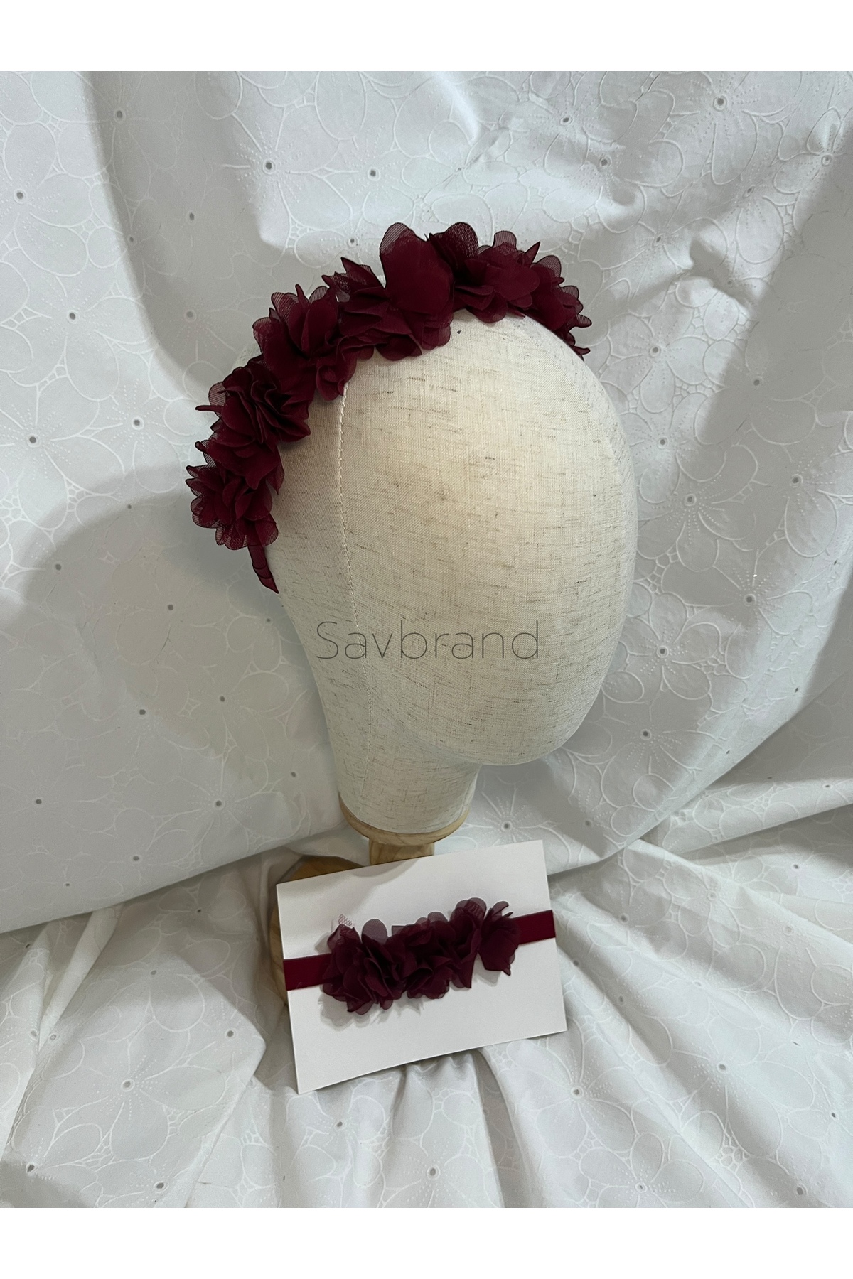 SavBrand Trendy Anne Kız Saç Aksesuarı Seti - Bebek Bandı + Kadın Tacı fotoğrafı 3 (önizleme)