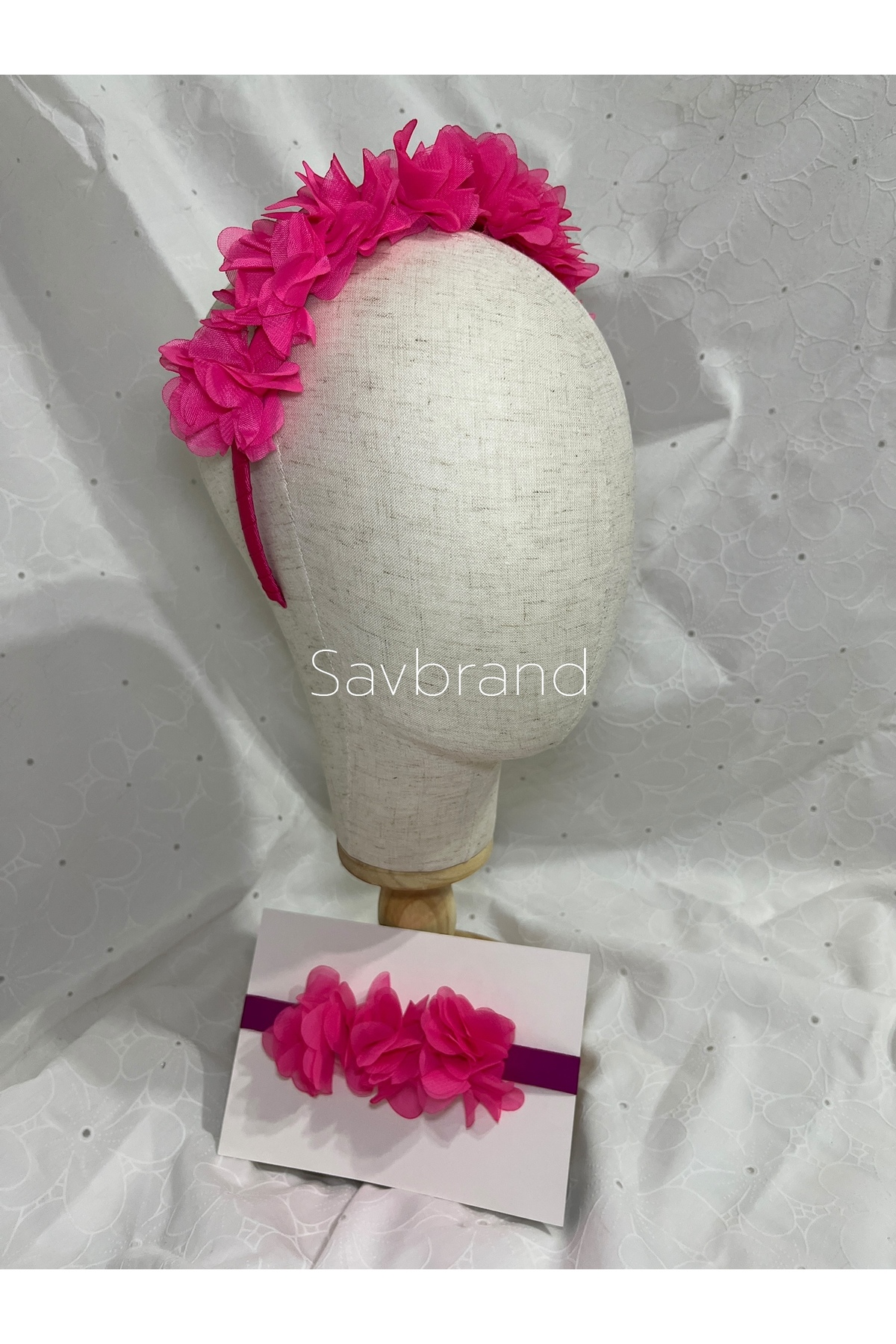 SavBrand Trendy Anne Kız Saç Aksesuarı Seti - Bebek Bandı + Kadın Tacı fotoğrafı 5 (önizleme)