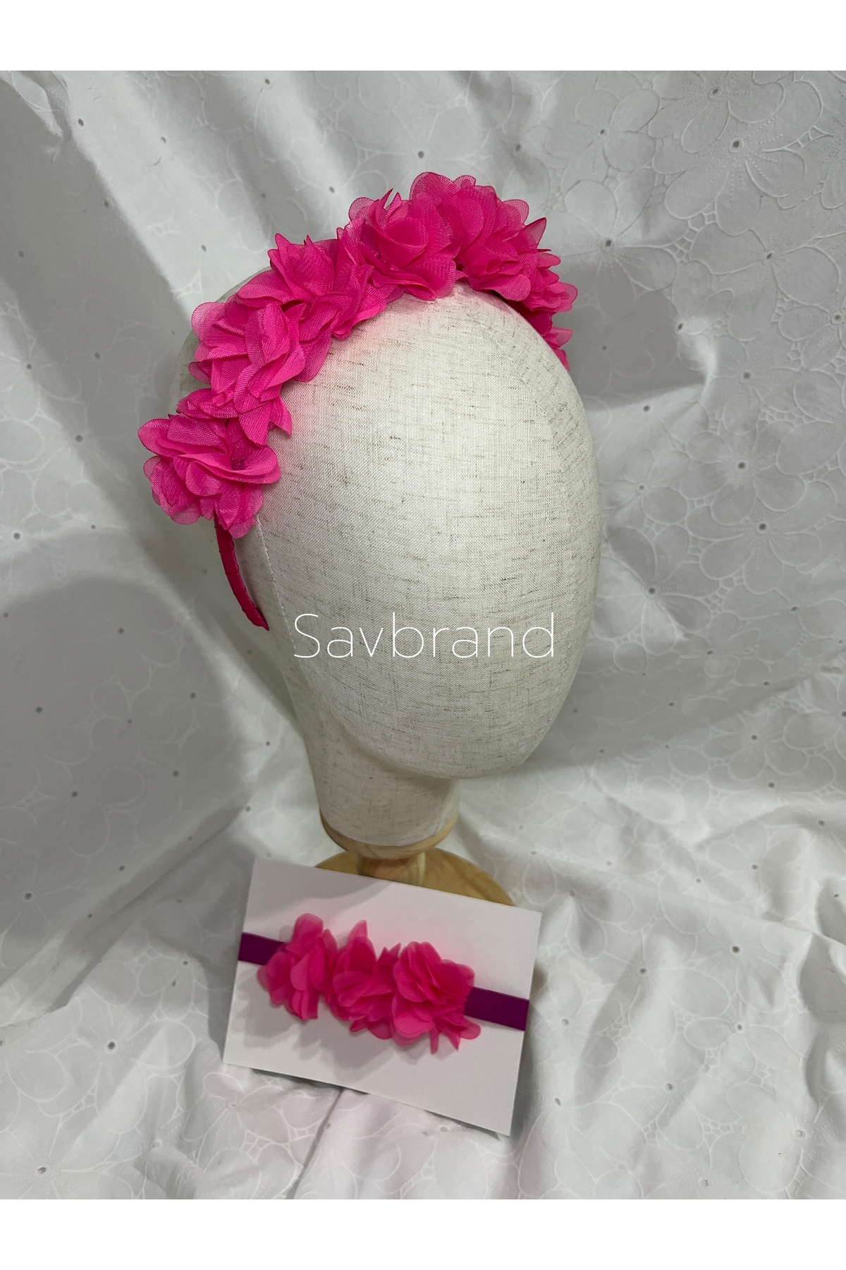 SavBrand Trendy Anne Kız Saç Aksesuarı Seti - Bebek Bandı + Kadın Tacı fotoğrafı 3 (önizleme)