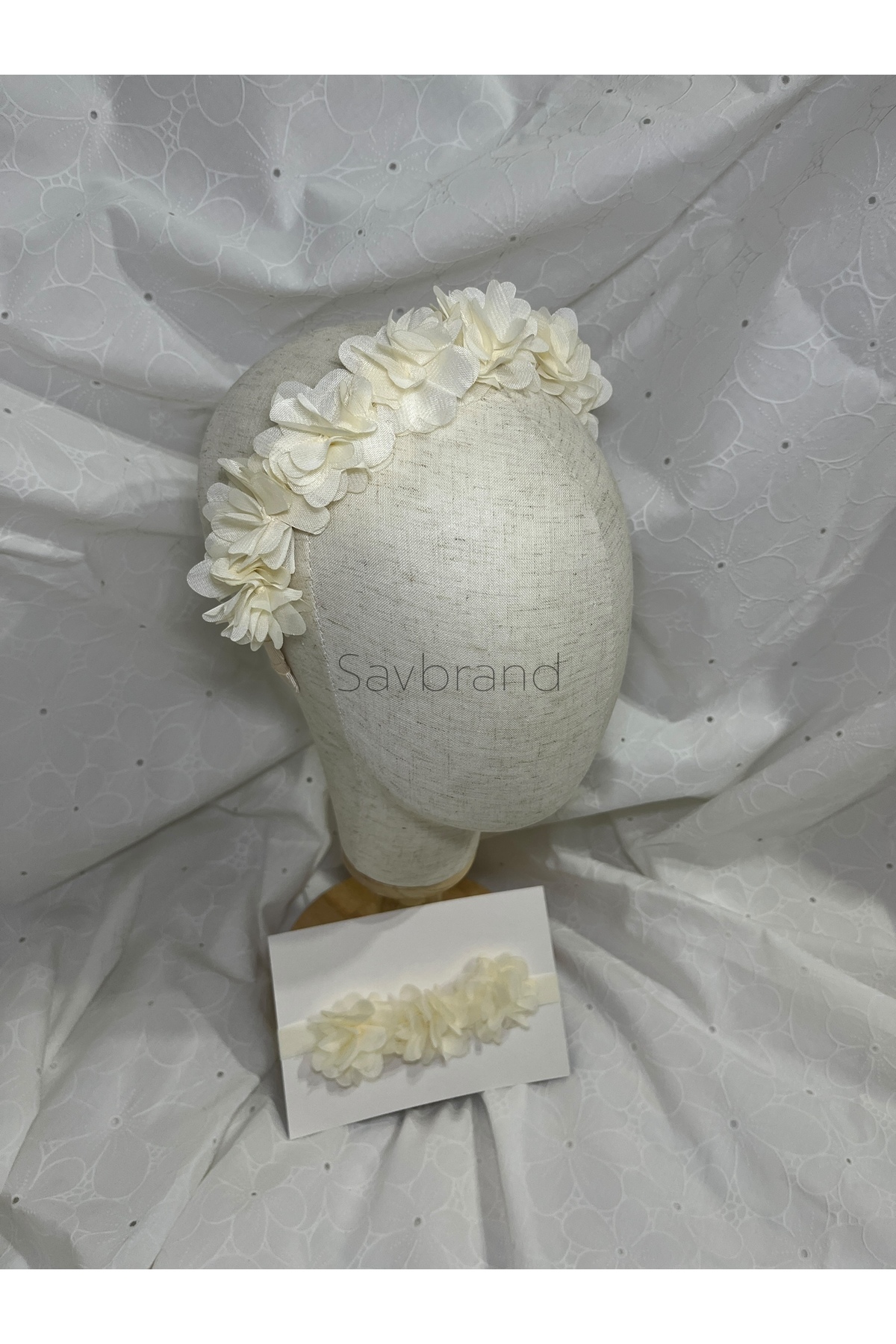 SavBrand Trendy Anne Kız Saç Aksesuarı Seti - Bebek Bandı + Kadın Tacı fotoğrafı 4 (önizleme)