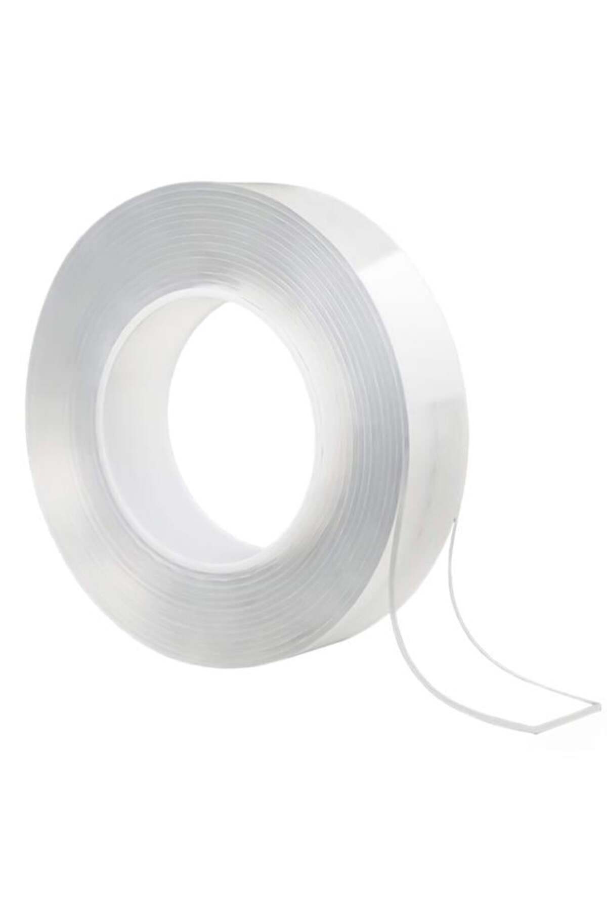 eco port Sunup Sn-24358 20Mm 3 Metre Çift Taraflı Nano Teknoloji Süper Yapıştırıcı Şeffaf Bant