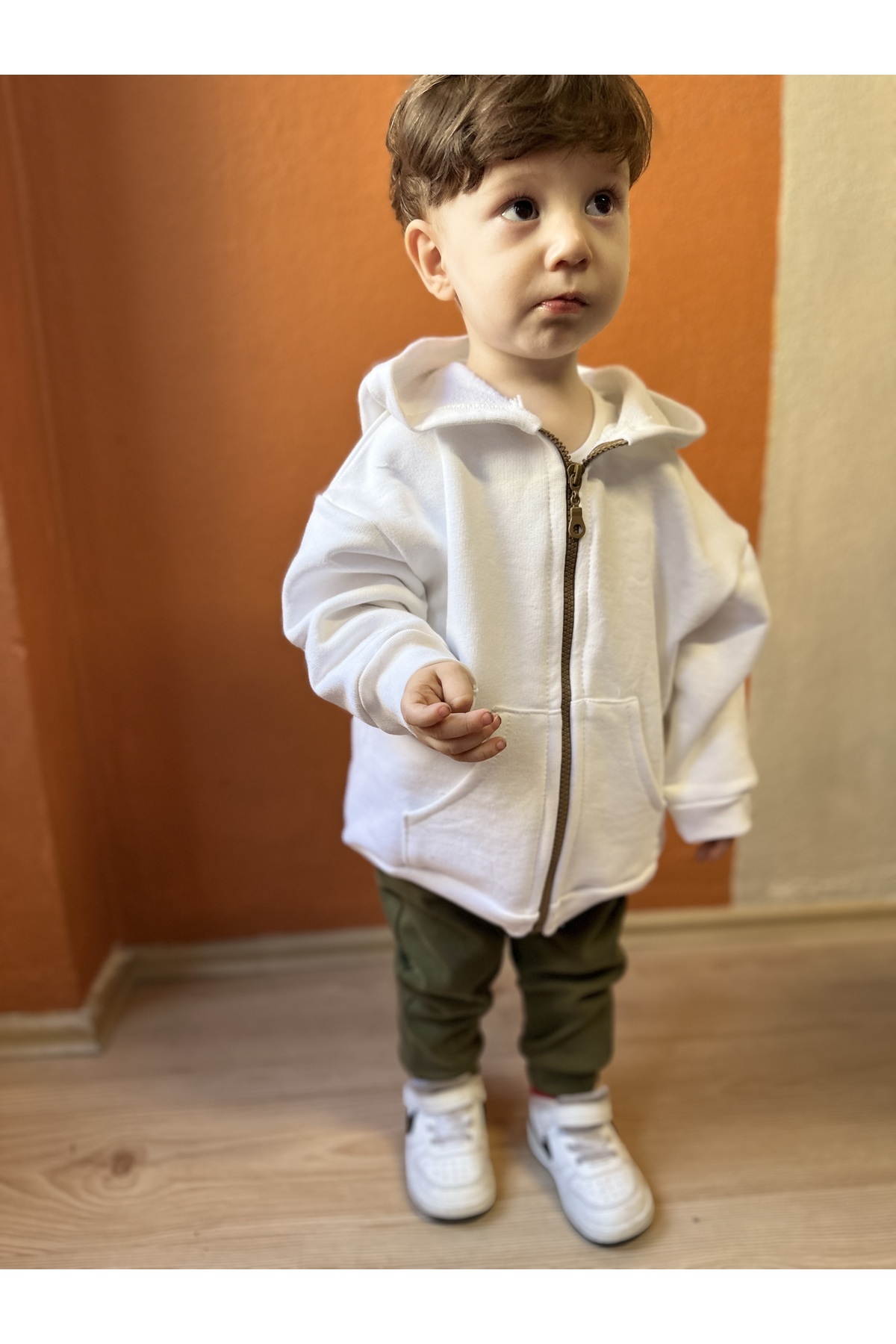 BabyDia Kapüşonlu Hırka fotoğrafı 2 (önizleme)