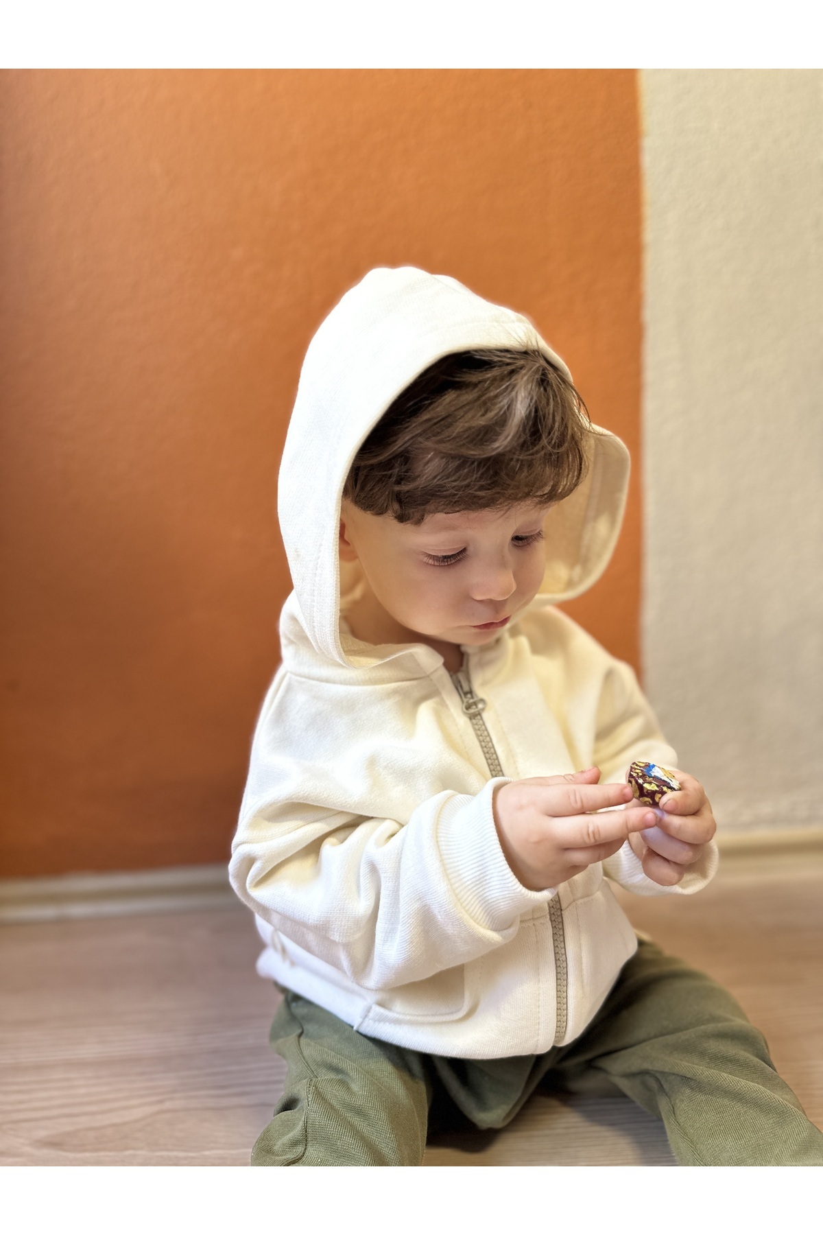 BabyDia Kapüşonlu Hırka fotoğrafı 3 (önizleme)
