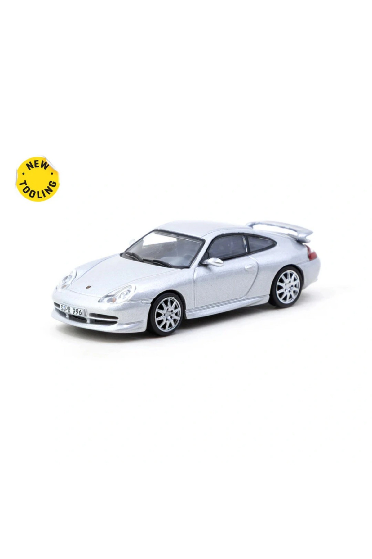 AyrStore Tarmac Works X iXO Models 1/64 Porsche 911 GT3 (type 996) Silver