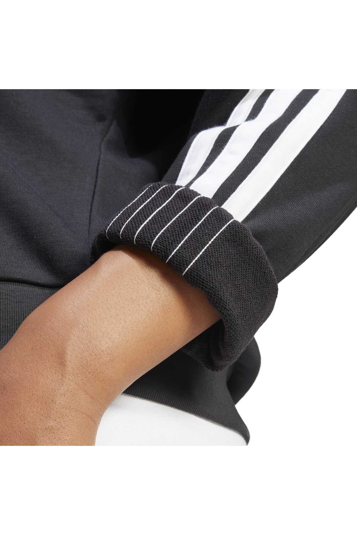 adidas  W 3S FT SWT Kadın Siyah Sweatshirt JE0016 - Görsel 5