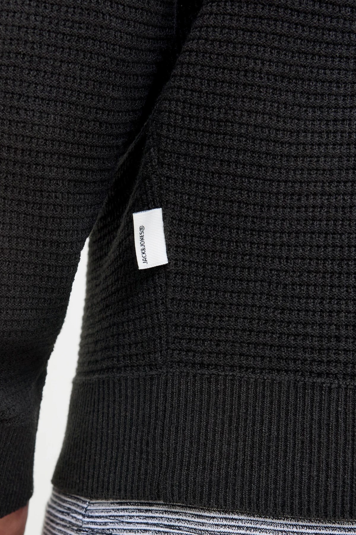 ژاکت کشی مردانه راسته آستین بلند | جک اند جونز Jack & Jones 12283452 - تصویر 5