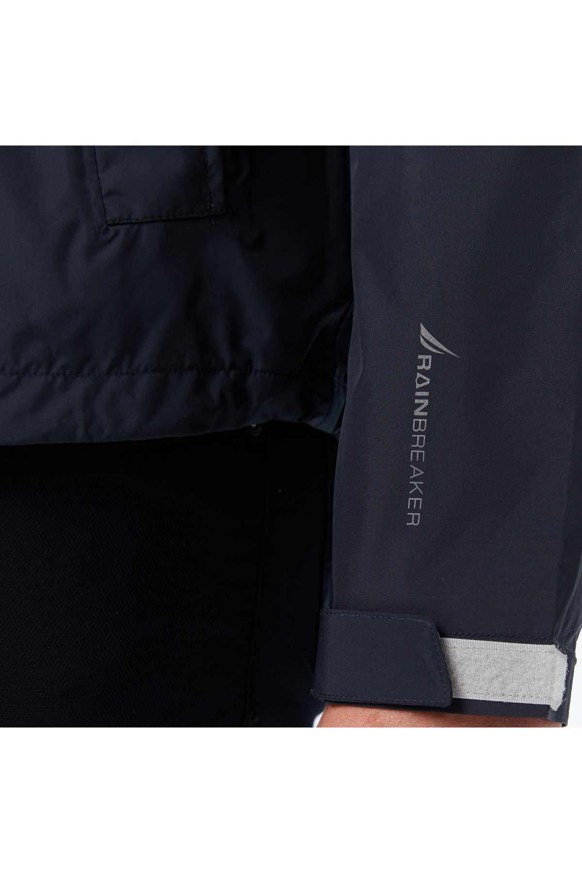 Nautica Erkek Siyah Regular Fit Rain Breaker Yağmurluk görsel 6