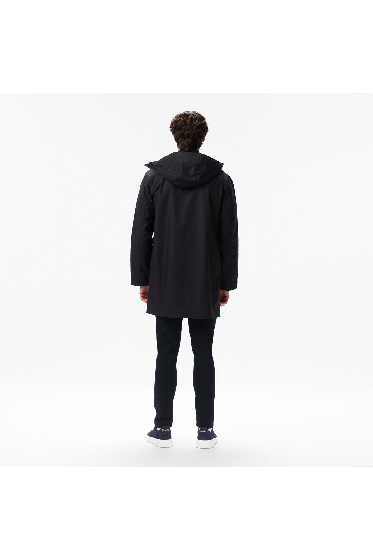 مانتو مردانه مشکی منظم — مشکی J57045T — تصویر 2 از 4