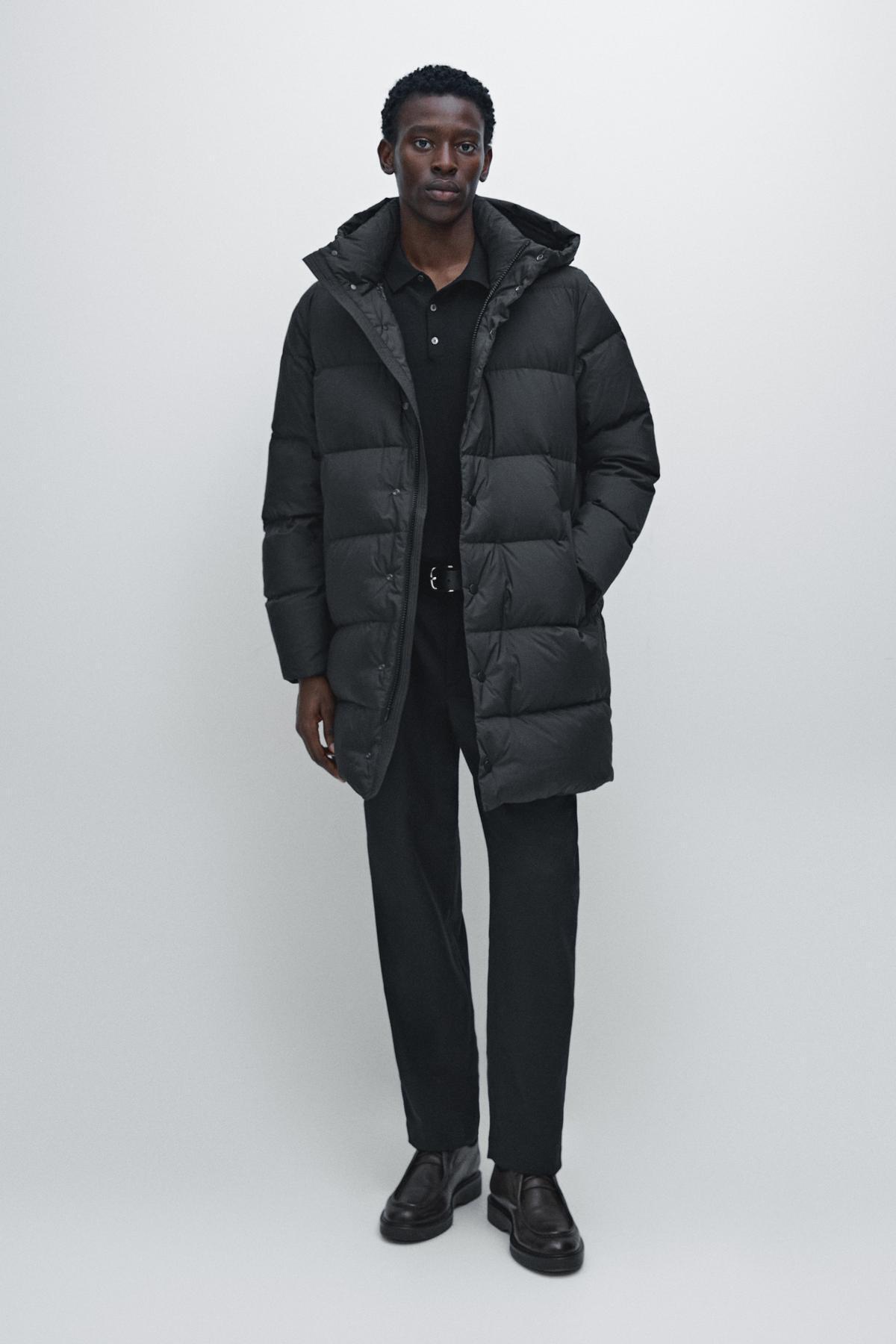 ماسیمو دوتی کاپشن پفی بلند ضد آب