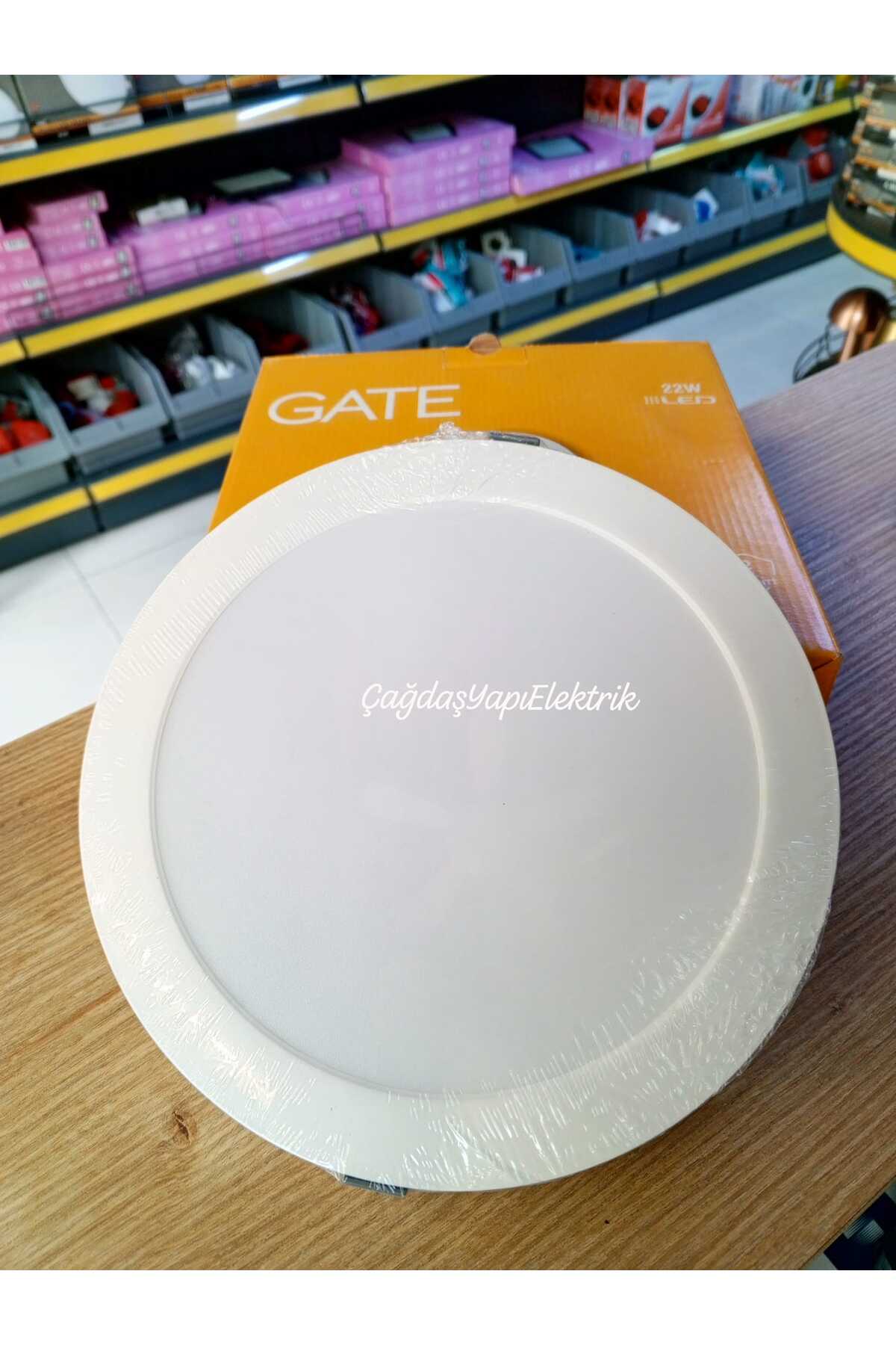 GenelTedarik GATE 22W LED PANEL BEYAZ IŞIK 6500K - Fiyatı, Yorumları