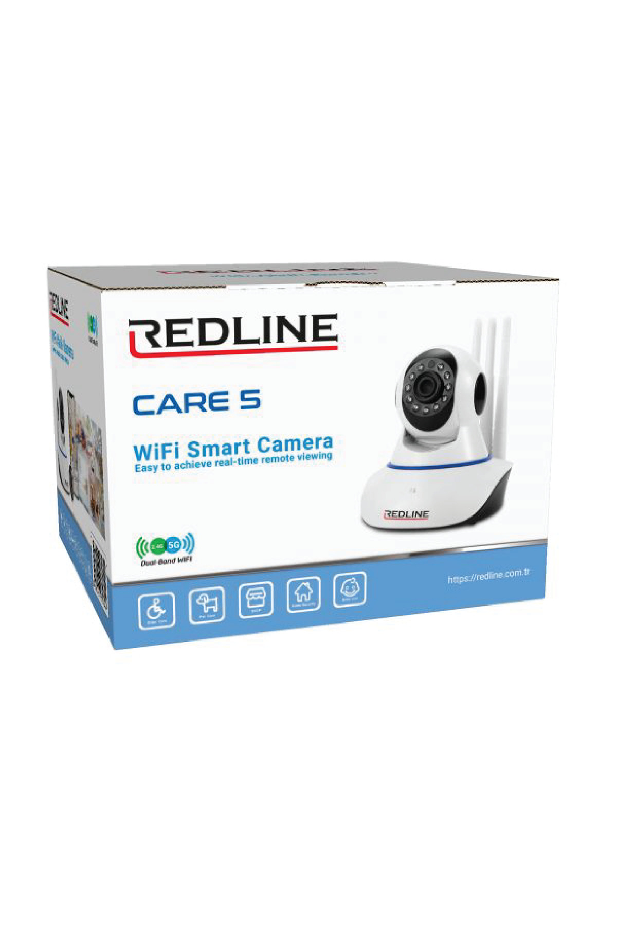 Redline Care 5 WiFi Akıllı Bebek Kamerası | Gece Görüşlü, Hareket Takipli, Mobil Uyumlu Kamera fotoğrafı 6 (önizleme)