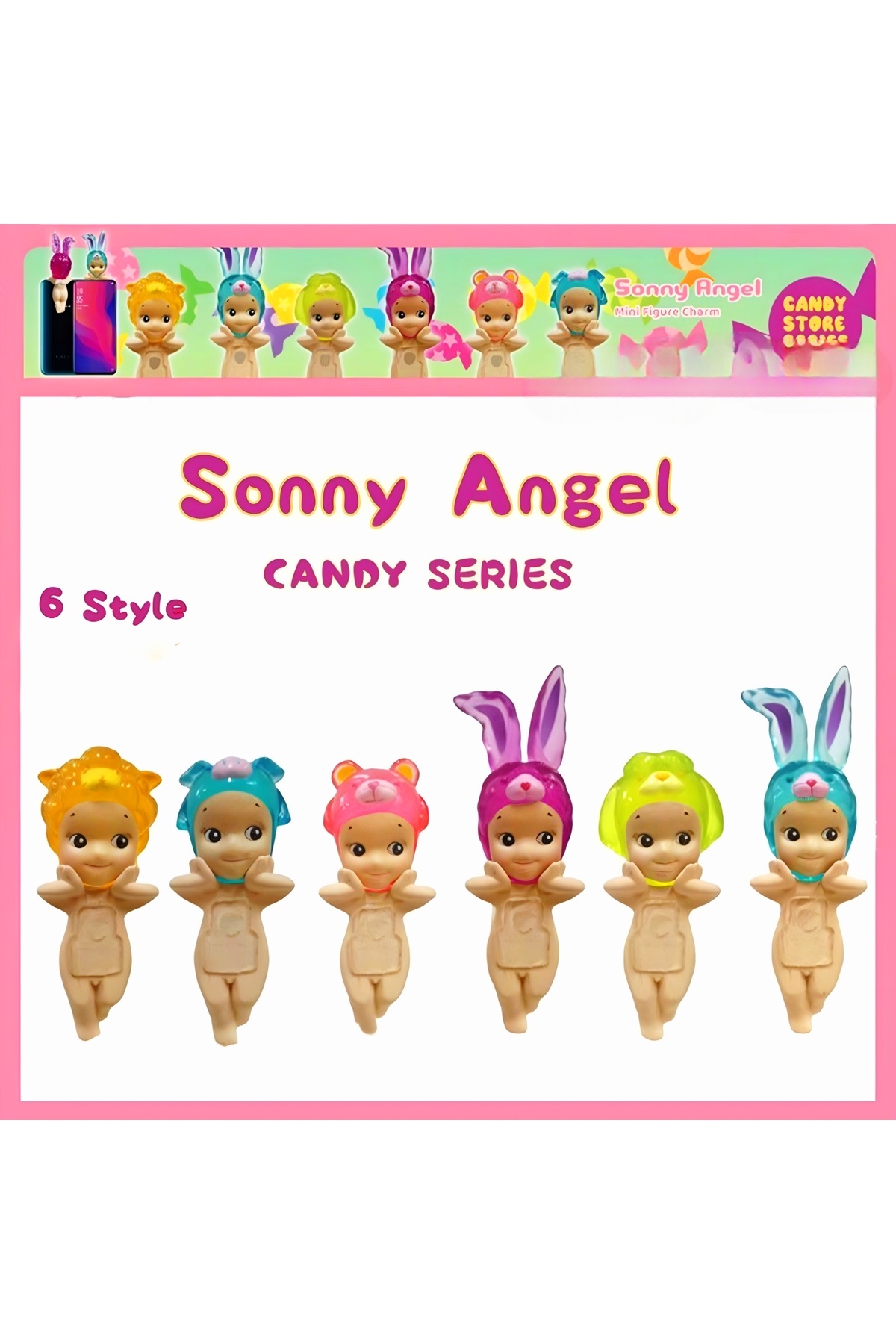 DEK Sonny Angel Candy Store Series Hippers (yapışan model) Koleksiyon Figür 1 Adet