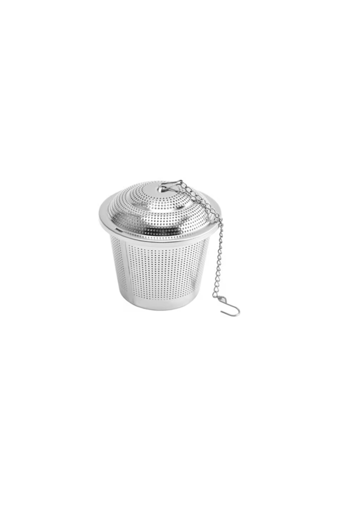 motor starter Infuzor Ceai, Size M - 5 X 5 Cm, Grosime 0.44 Mm, Inox, Argintiu - One Size