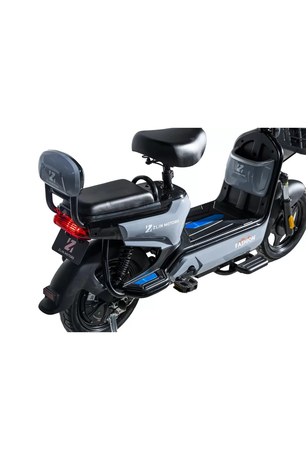 zlin Şahin 1 Kırmızı Elektrikli Bisiklet (Ehliyet Gerektirmeyen