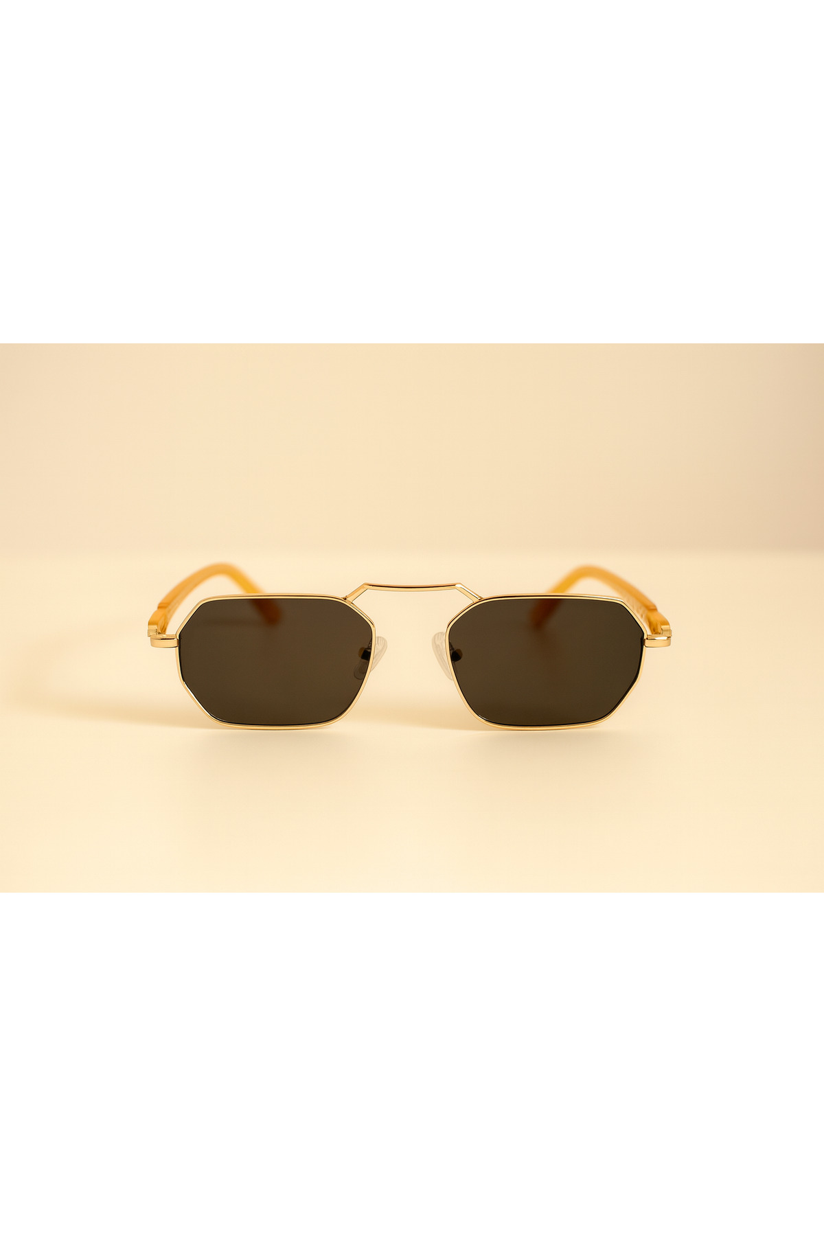 LOOKUP  EŞREF TEK GÜNEŞ GÖZLÜĞÜ SARI SAP SİYAH CAM UV400 KORUMALI GÖZLÜK - Görsel 5